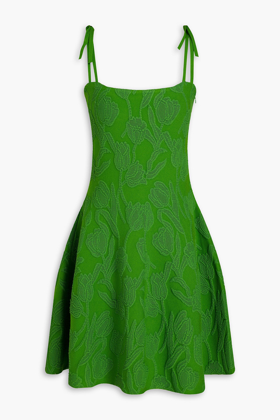 Oscar de la Renta - Jacquard-knit mini dress