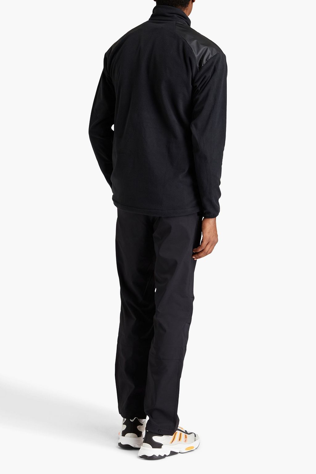 ADIDAS Terrex shell-paneled fleece jacket