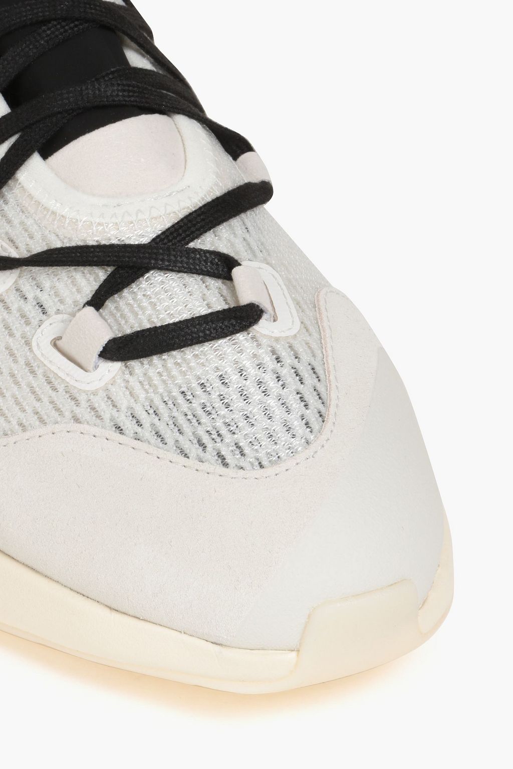 Y-3 Mesh and suede sneakers