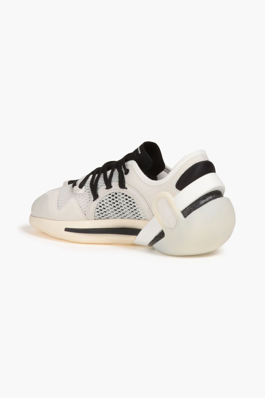 Y-3 Mesh and suede sneakers