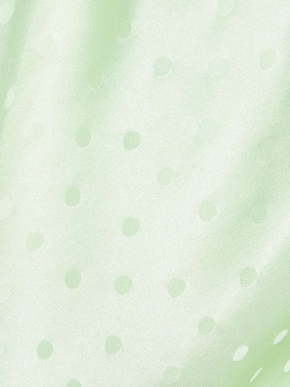 holly polka-dot silk-satin jacquard midi slip dress