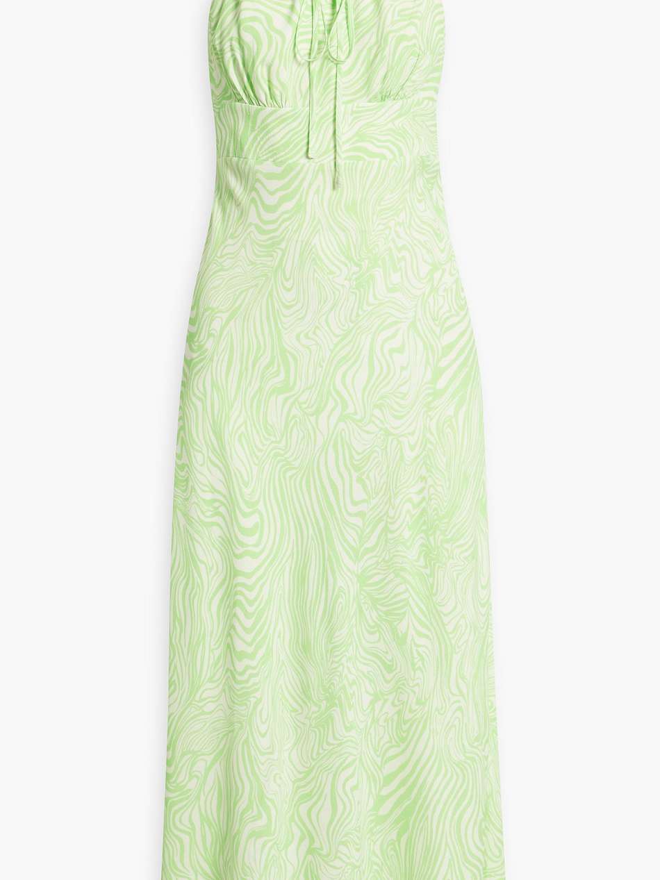 maeve printed crepe midi dress