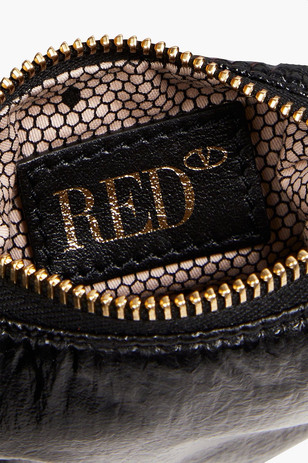 RED(V) 드레이프 디테일 쉘 숄더 백