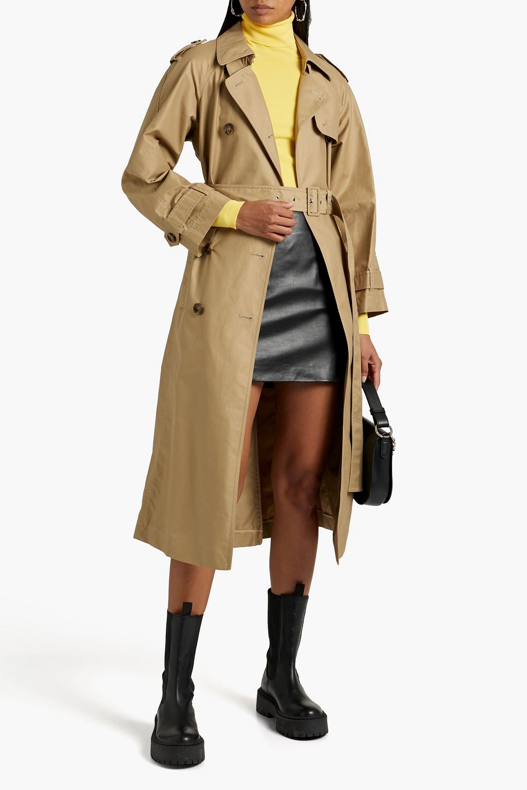REDVALENTINO Cotton-blend gabardine trench coat
