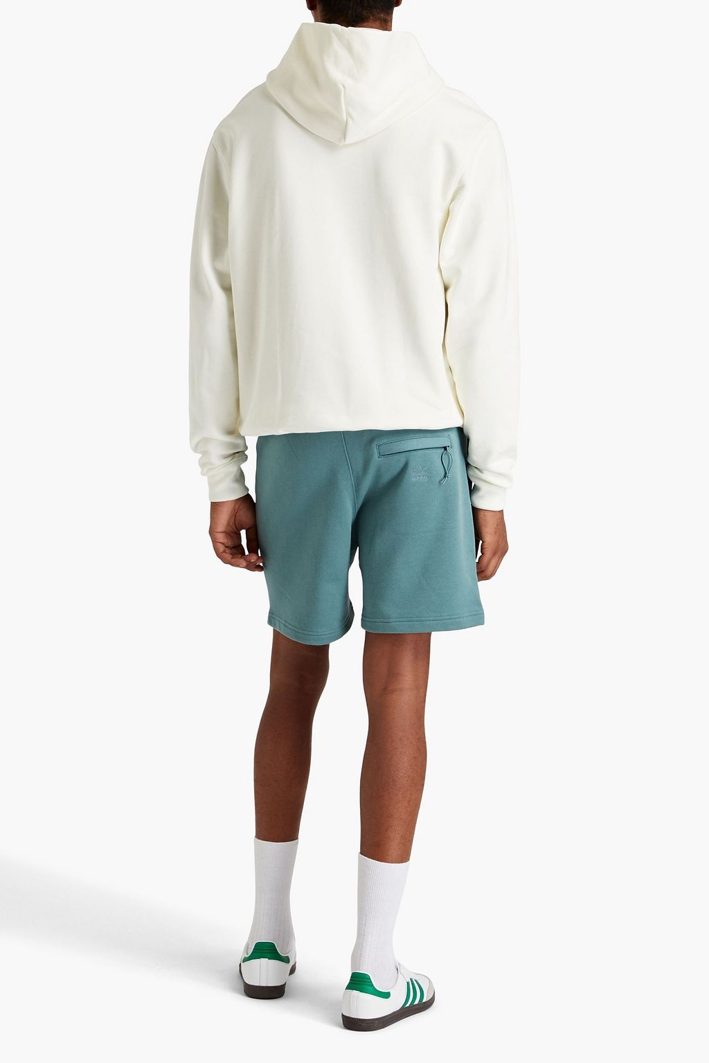 ADIDAS ORIGINALS BY PHARRELL WILLIAMS French cotton-terry hoodie