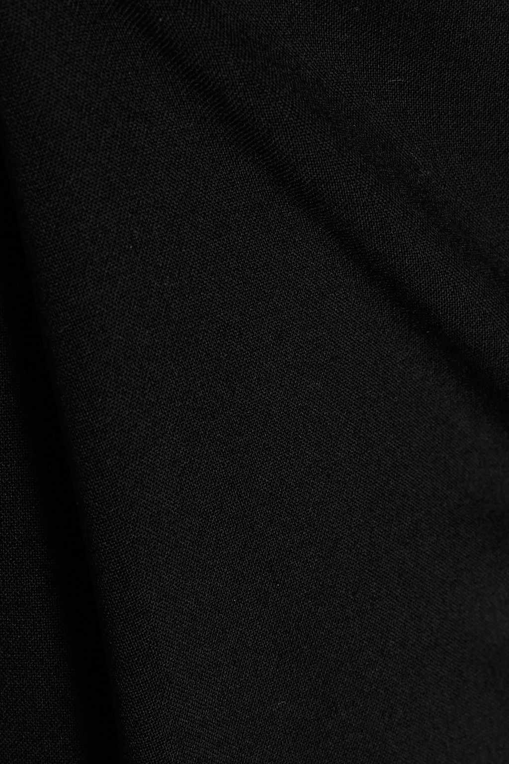 OSCAR DE LA RENTA ウール混クレープ フレアパンツ