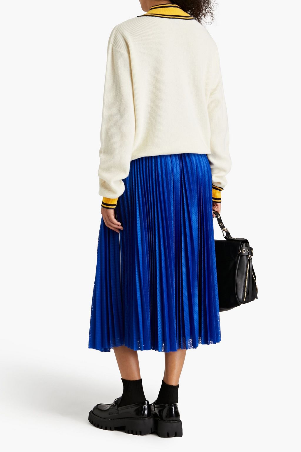 REDValentino
 Floral Accordion Pleat Midi Skirt main image 1