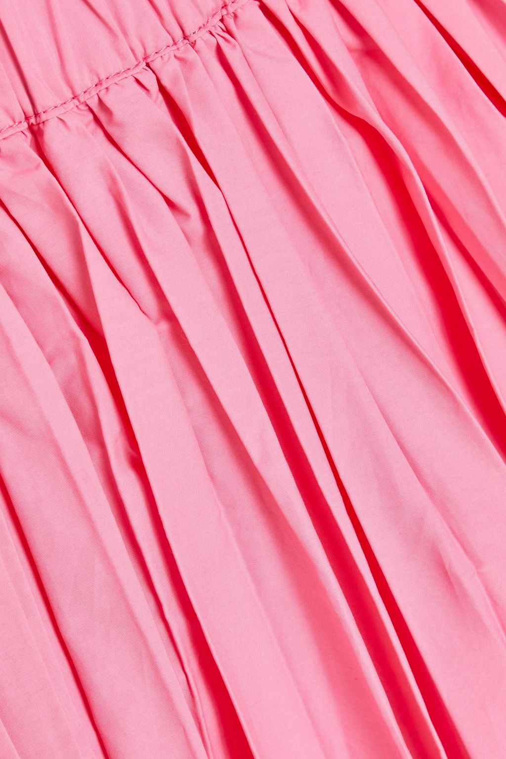 REDVALENTINO تنورة مصنوعة من مزيج من القطن مزينة بكسرات