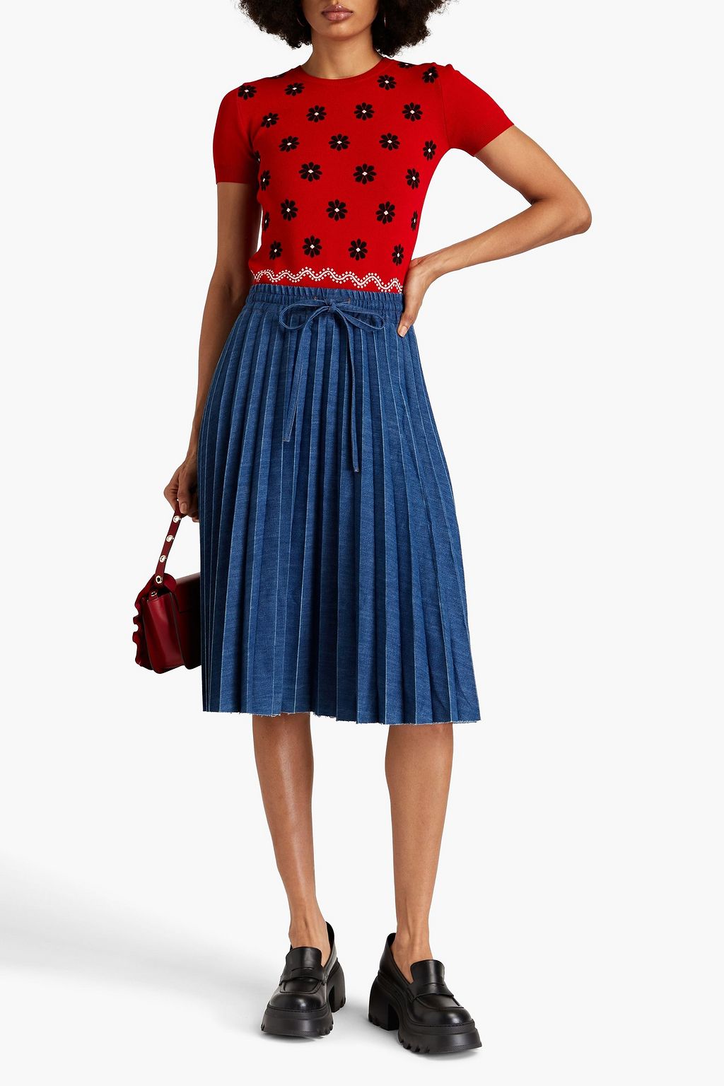 REDVALENTINO ジャカード トップス