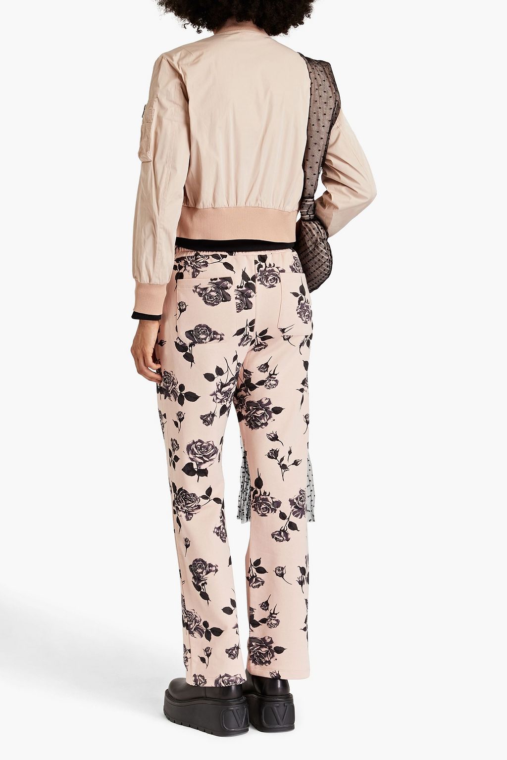 REDVALENTINO جاكيت بومر من التويل