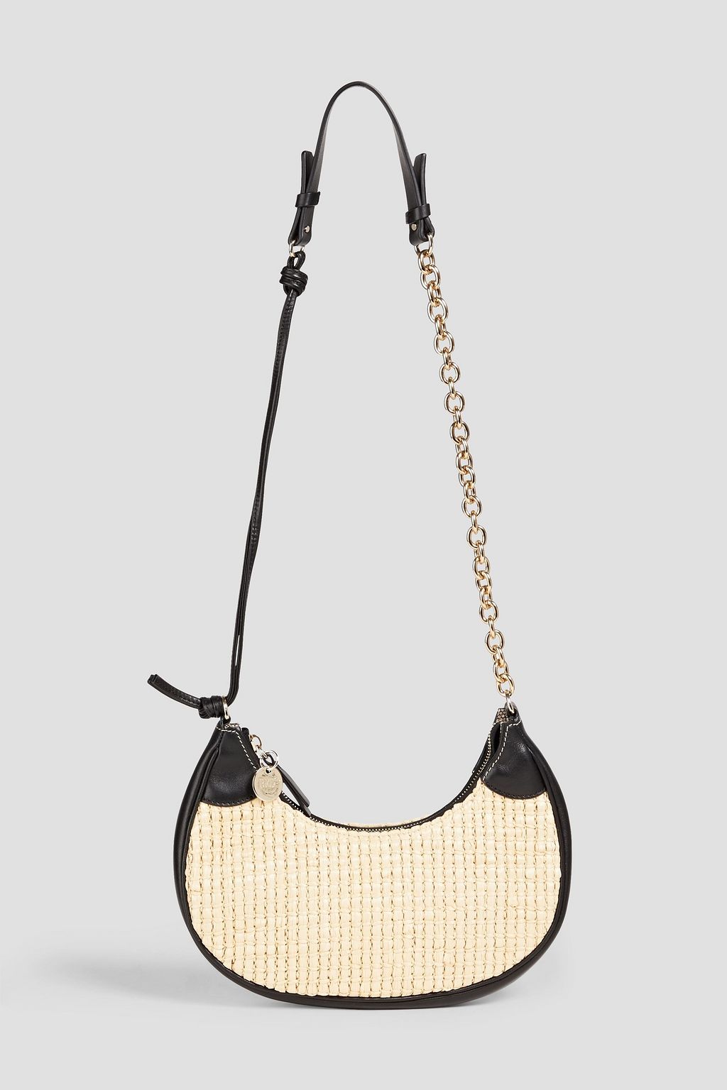 Raffia store shoulder bag