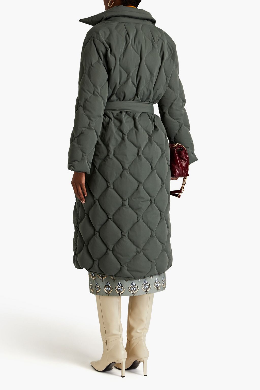 TORY BURCH Quilted shell down coat