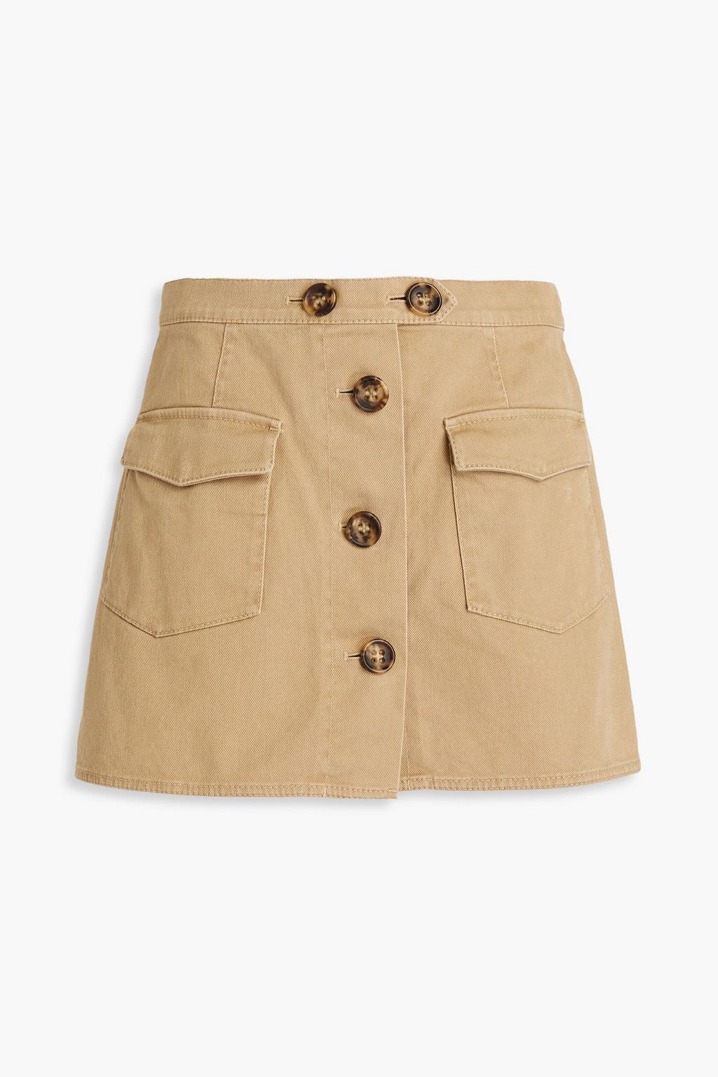 REDVALENTINO Skirt-effect brushed-felt shorts | THE OUTNET