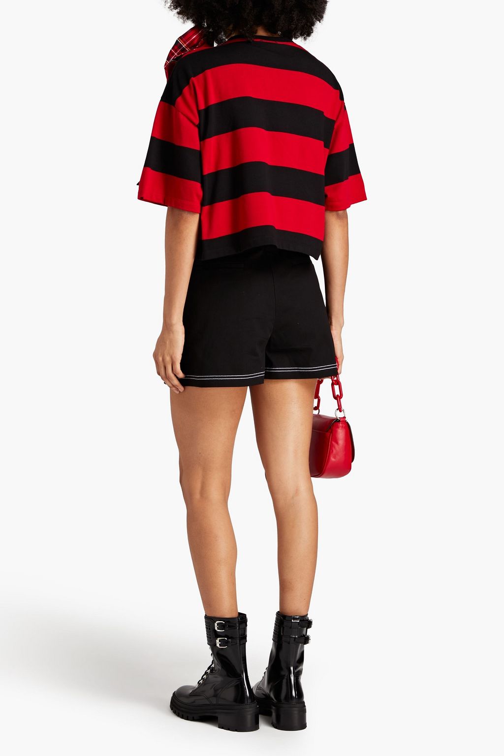 REDVALENTINO コットン混ツイル ショートパンツ スカート風