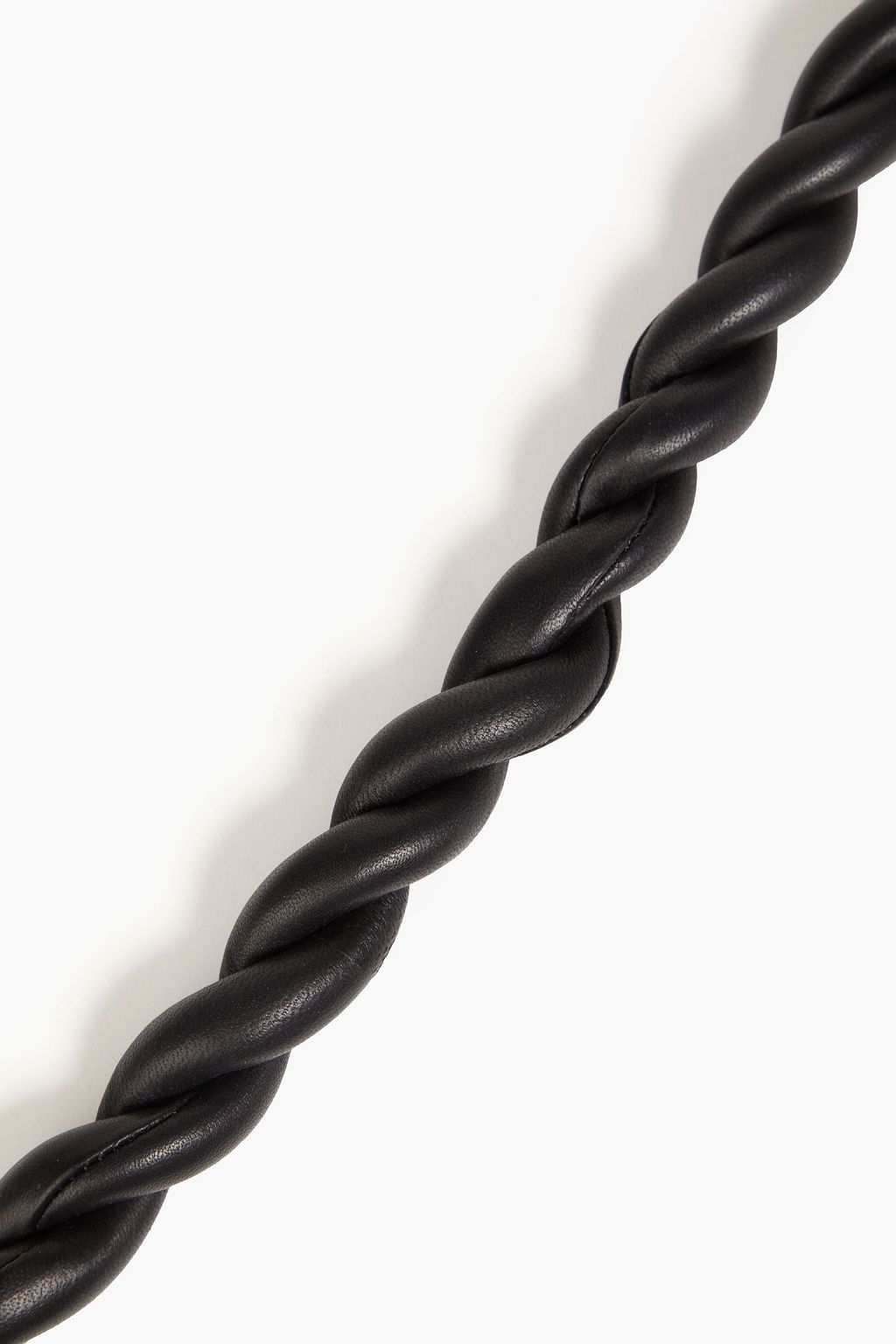 RED(V) Twisted leather belt