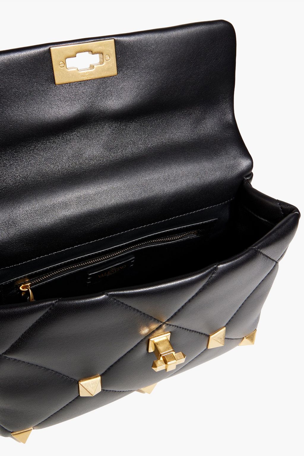 VALENTINO GARAVANI Roman Stud quilted leather shoulder bag