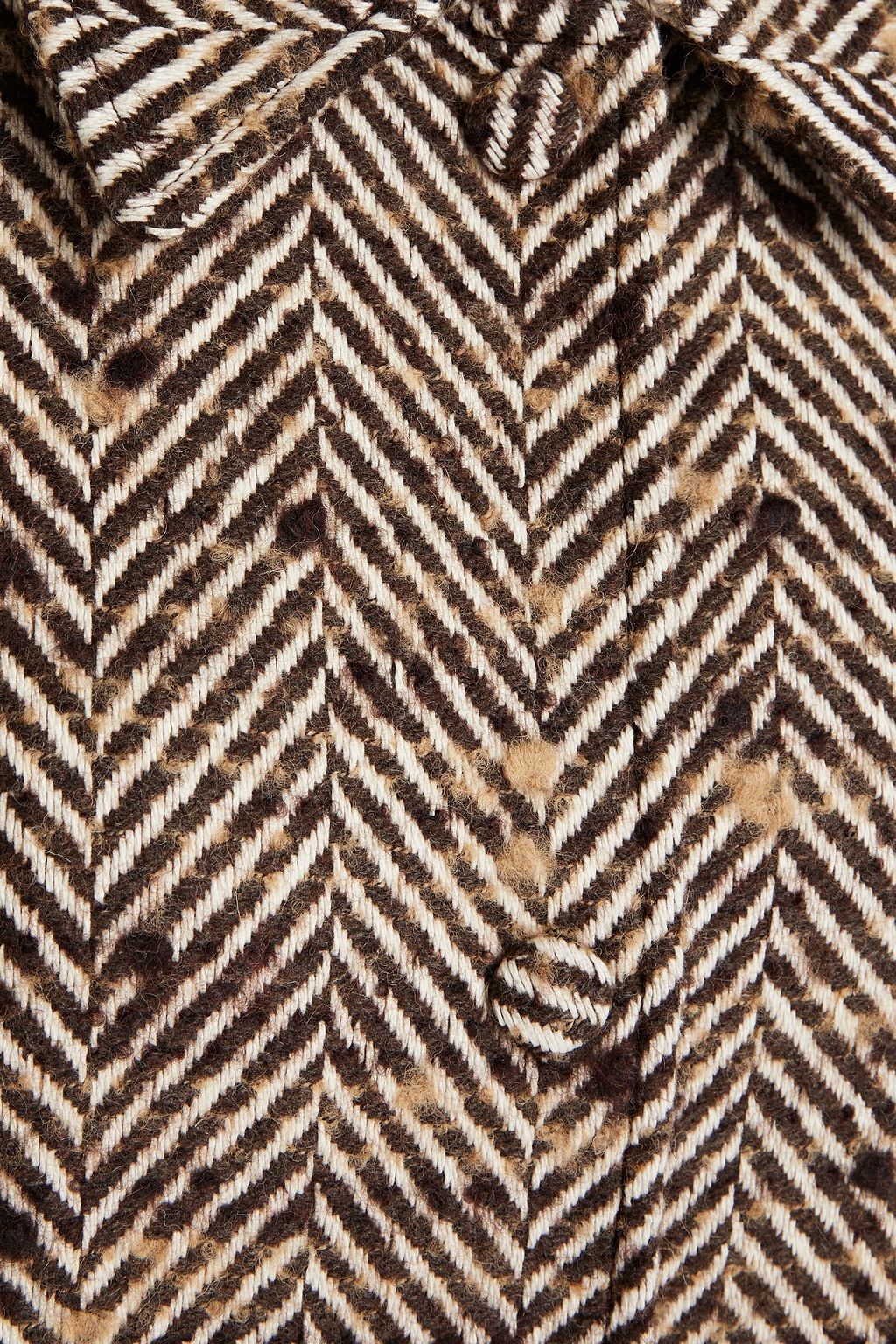 REDVALENTINO Herringbone bouclé-tweed coat
