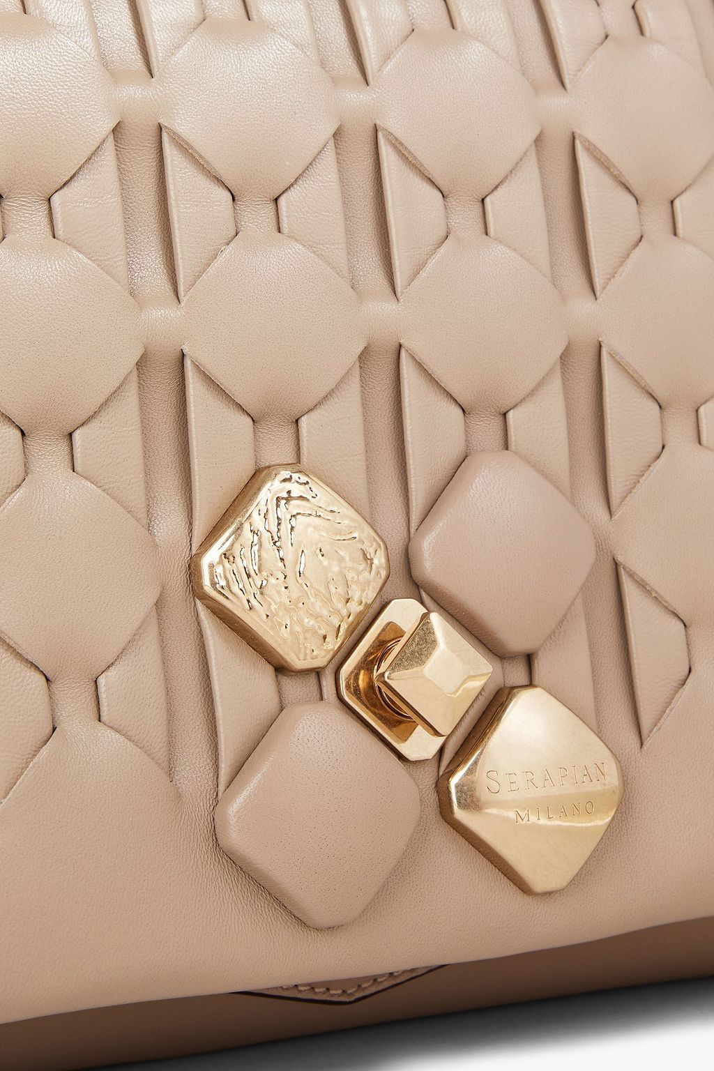 SERAPIAN 1329 Mosaico woven leather tote