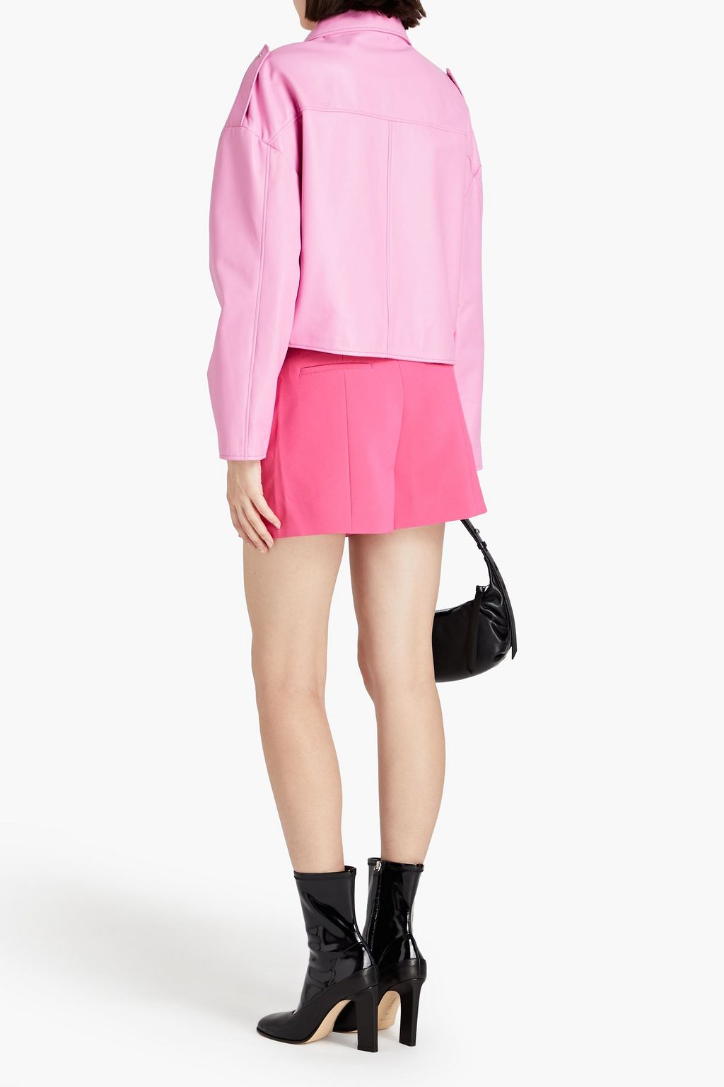 REDVALENTINO 투톤 크레이프 스커트 스타일 쇼츠