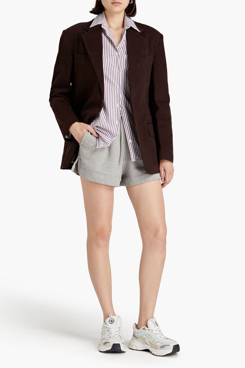 ALEXANDER WANG Cotton-twill blazer