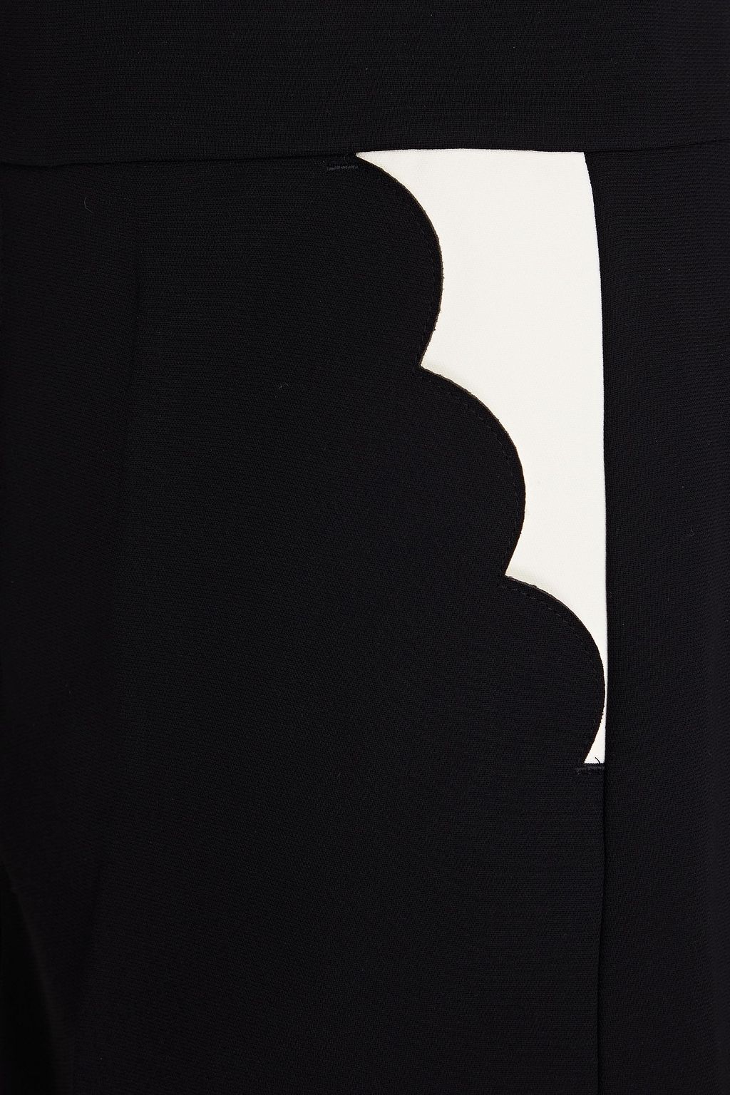 REDVALENTINO Scalloped cady shorts