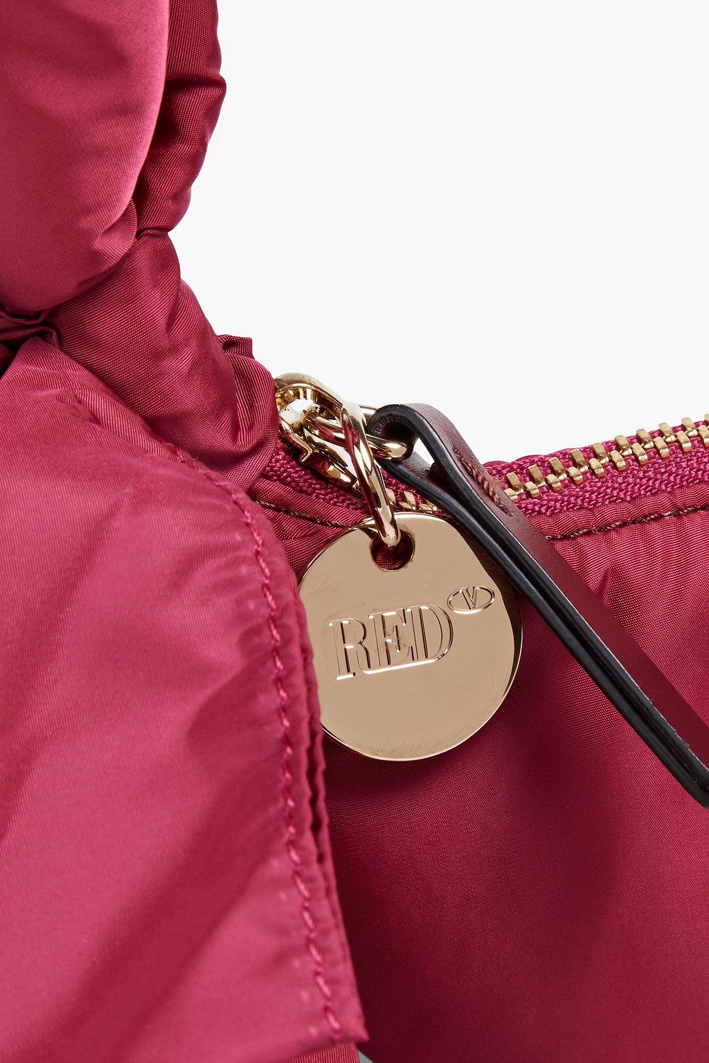 RED(V) Padded shell shoulder bag
