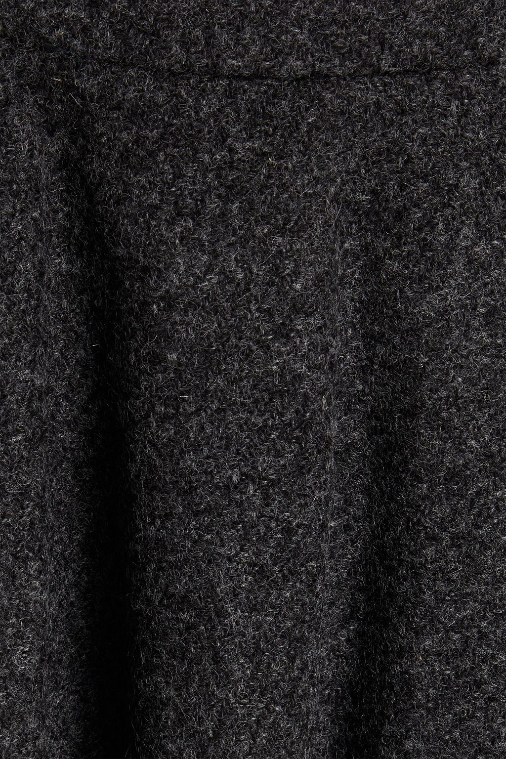 REDVALENTINO Brushed wool-felt mini skirt