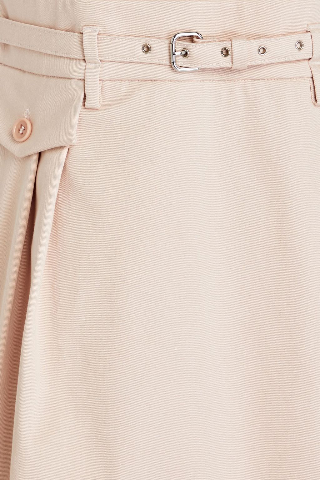 REDVALENTINO فستان قصير من التويل المصنوع من مزيج من القطن مزود بحزام
