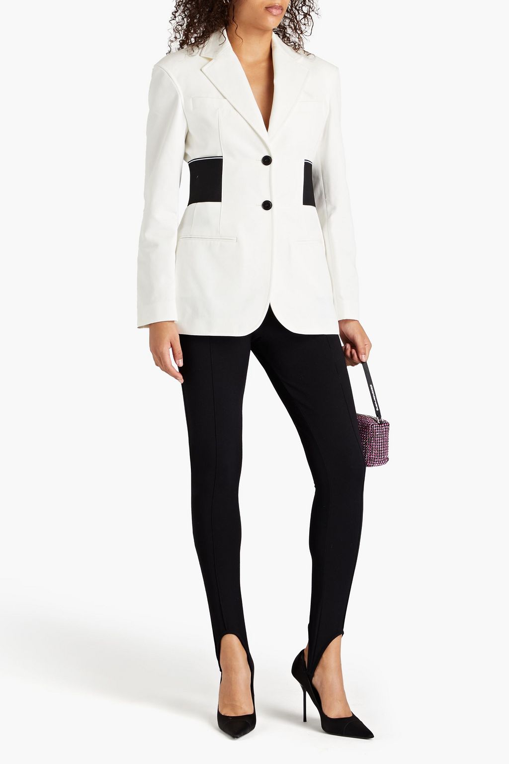 ALEXANDER WANG コットン混ツイル ブレザー