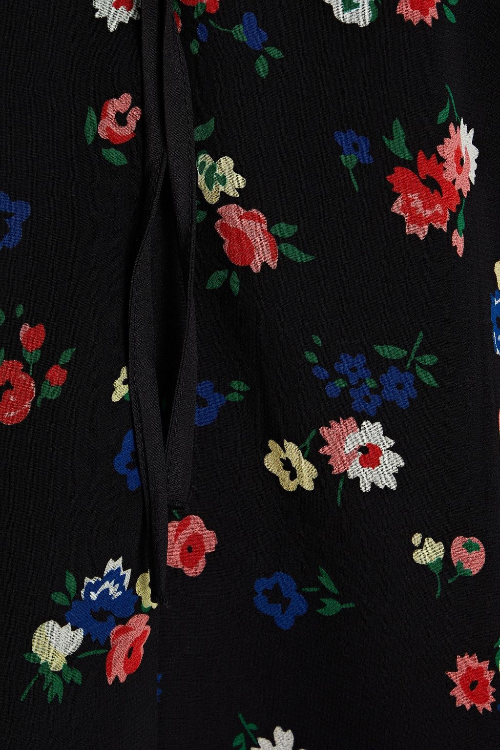 REDVALENTINO بلوزة مصنوعة من قماش جورجيت مزينة بطبعة الأزهار