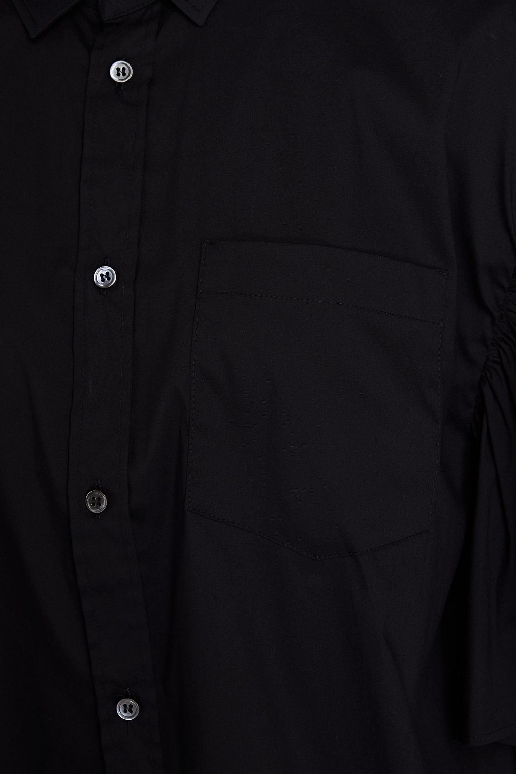 REDVALENTINO Cropped Hemd aus Popeline aus einer Baumwollmischung