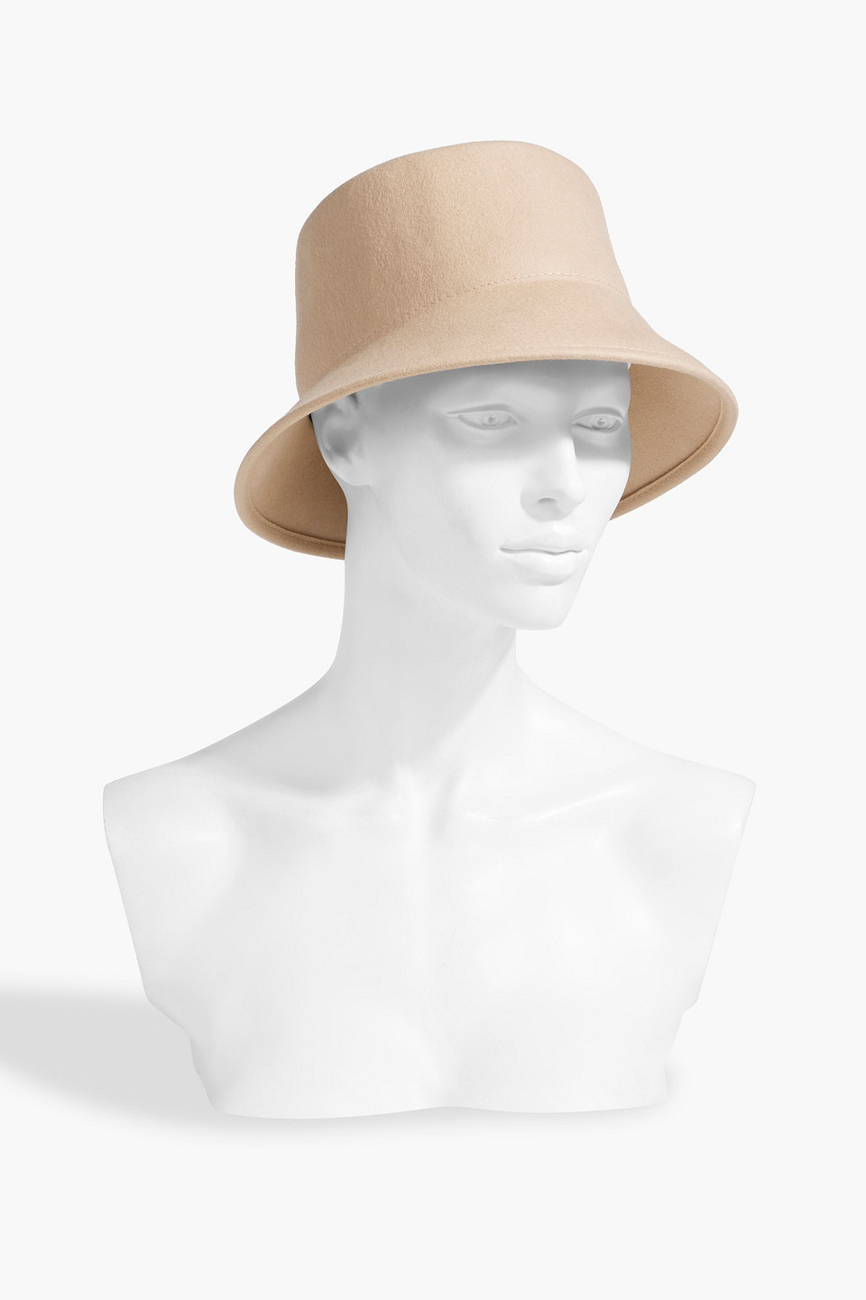 Shop Eugenia Kim Jonah Wool Bucket Hat In Beige