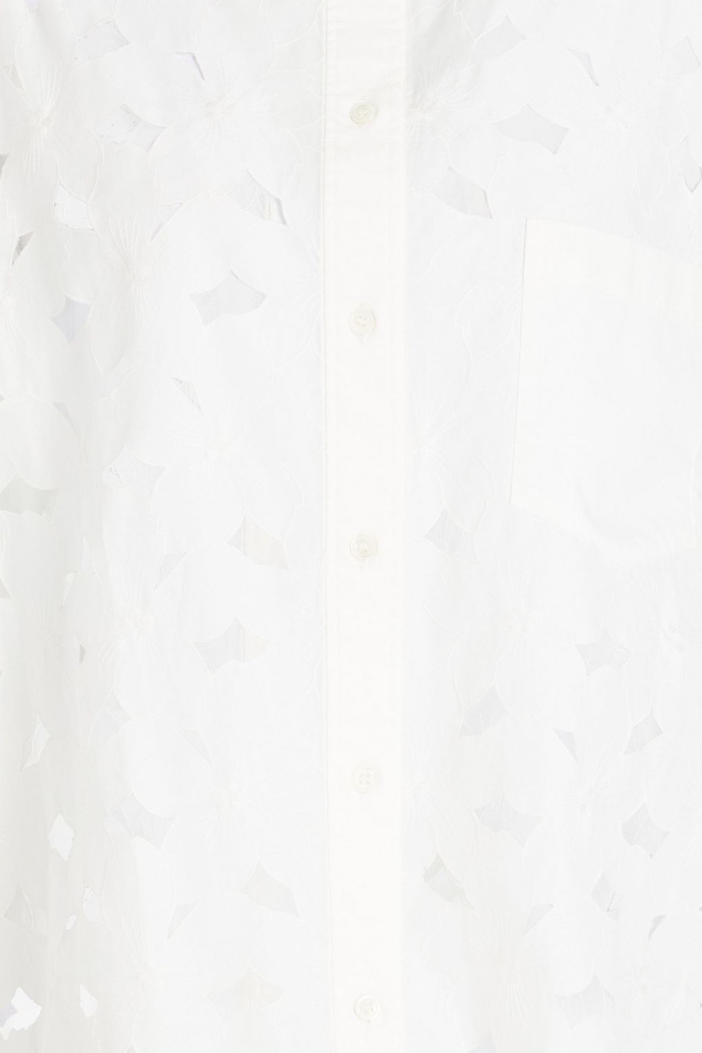 REDVALENTINO Hemd aus Popeline aus einer Baumwollmischung mit Cut-outs