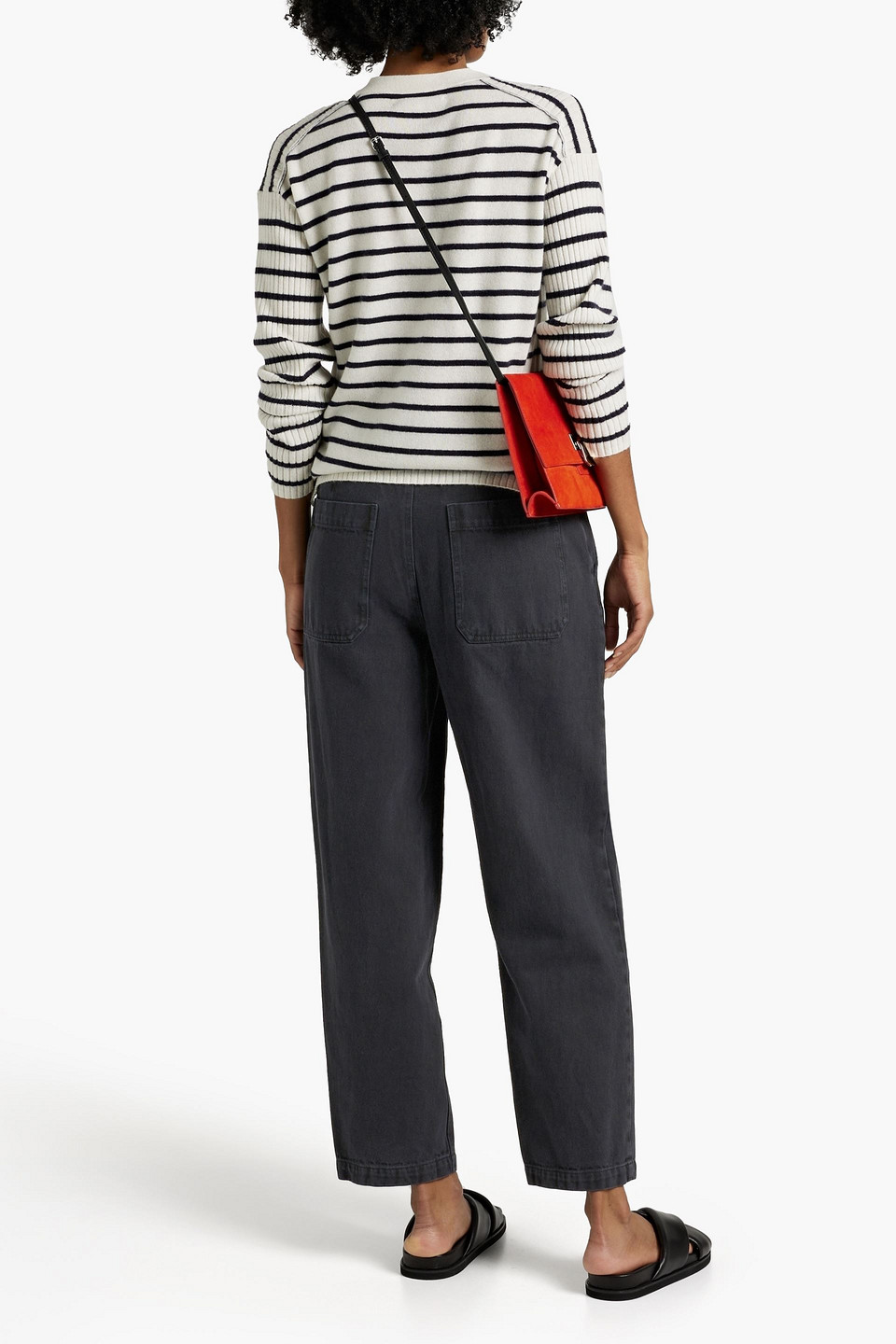 Alex Mill Houston High-rise Straight-leg Jeans In Black