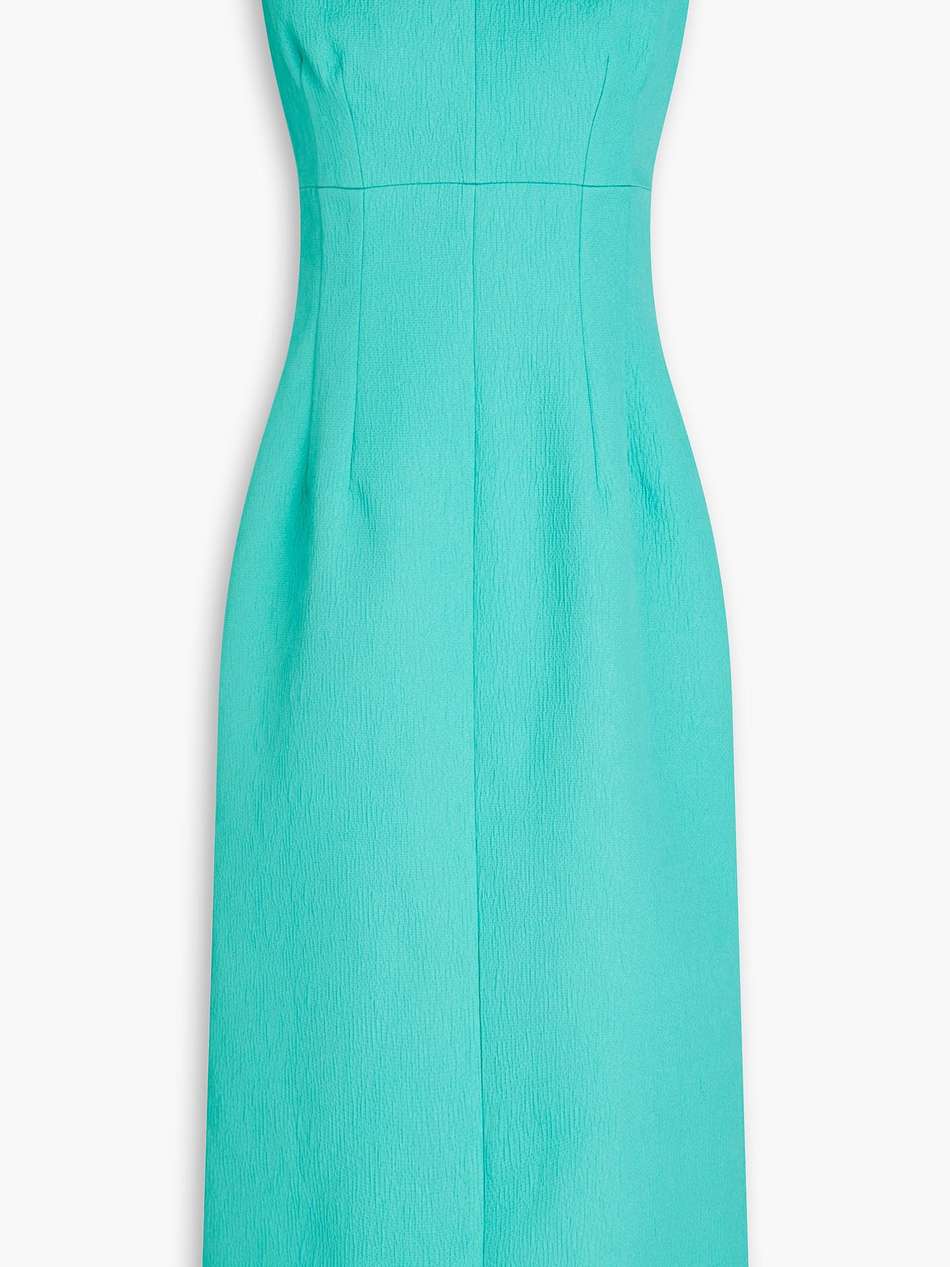ashie cloqué midi dress