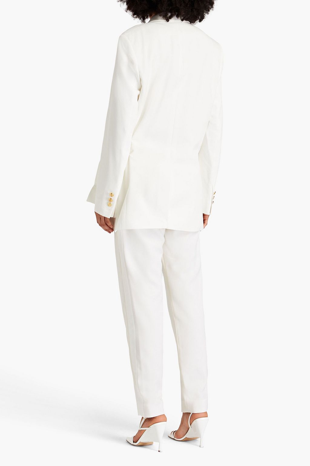 BALMAIN 크레이프 블레이저