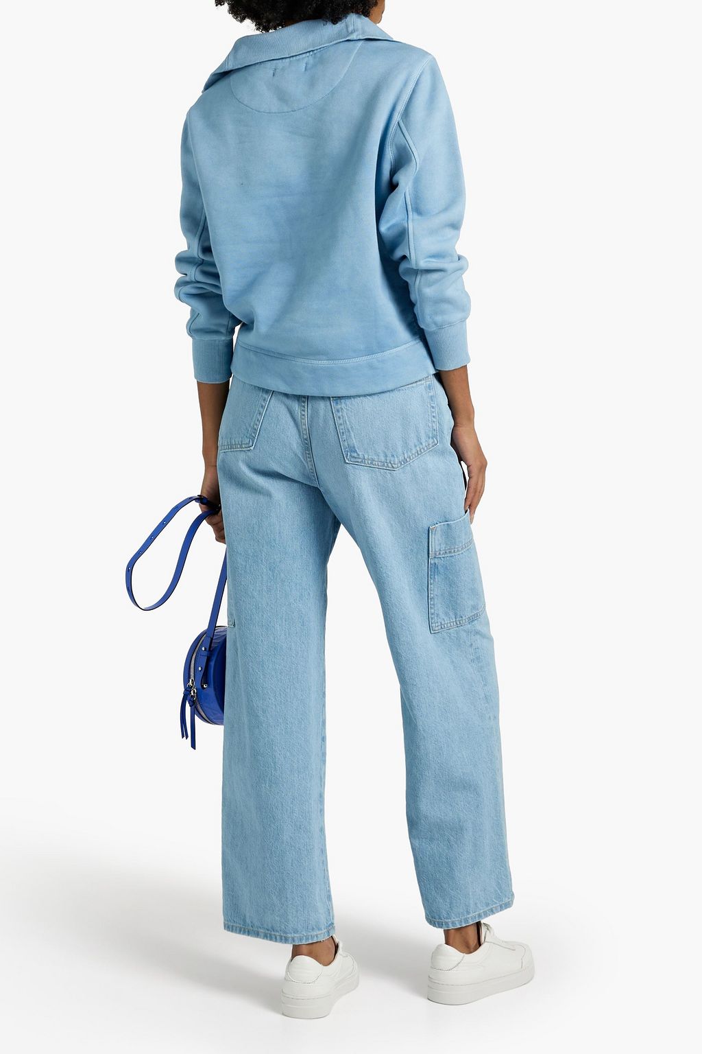 ALEX MILL Crosby cotton-fleece half-zip sweatshirt | THE OUTNET