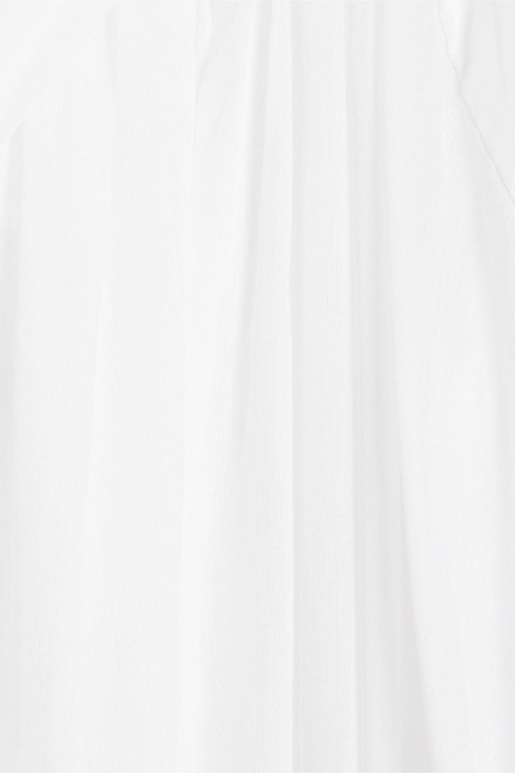 THREE GRACES LONDON Pippa shirred cotton-voile maxi dress