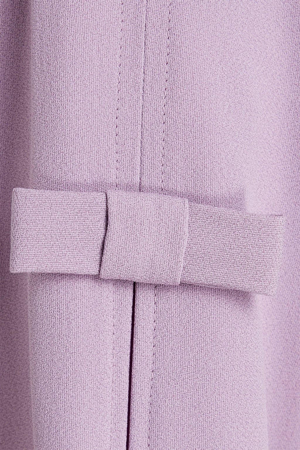 REDVALENTINO 보우 장식 컷아웃 디테일 새틴 크레이프 탑