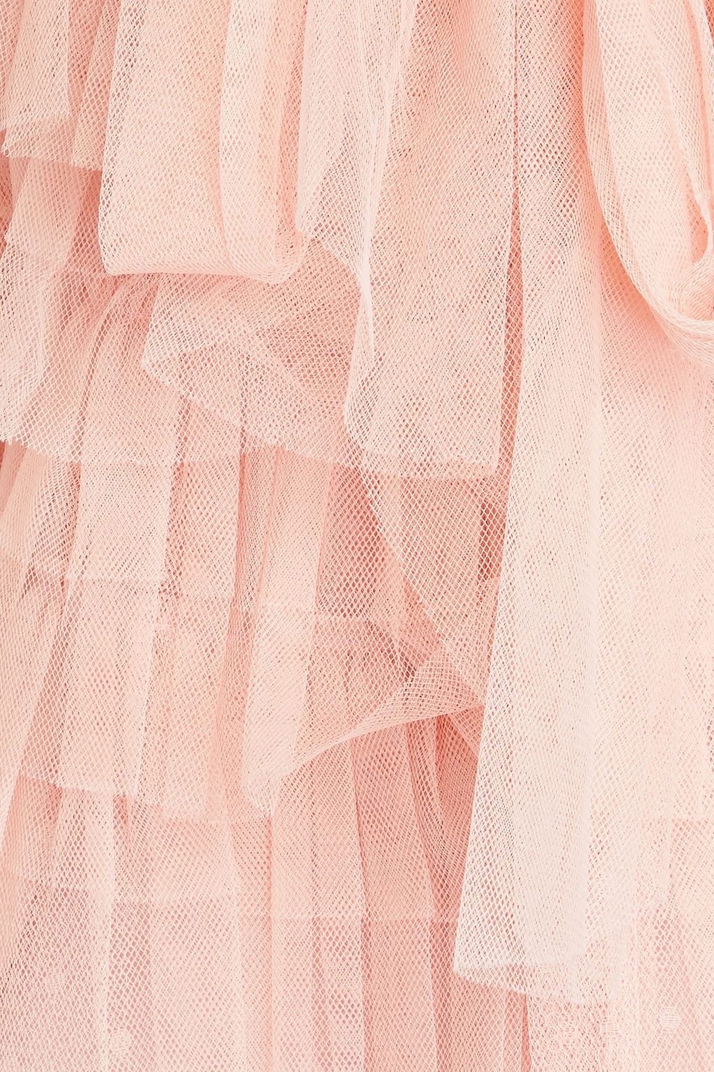 REDVALENTINO Ruffled point d'esprit blouse