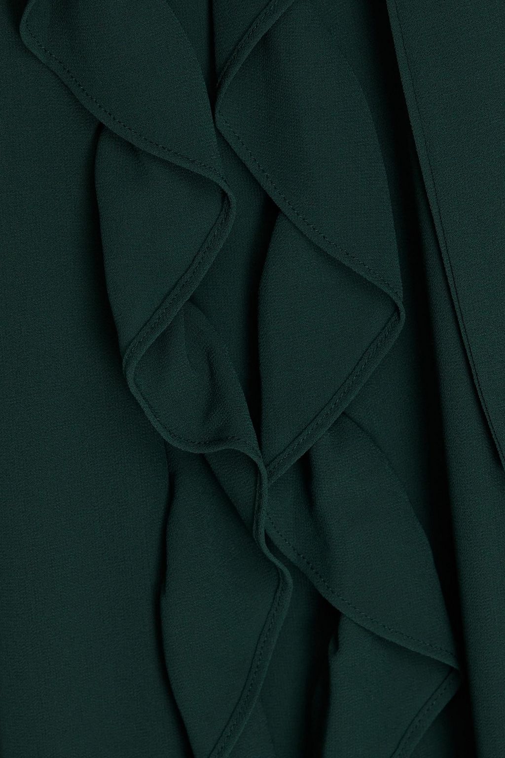 MIKAEL AGHAL Ruffled georgette maxi dress