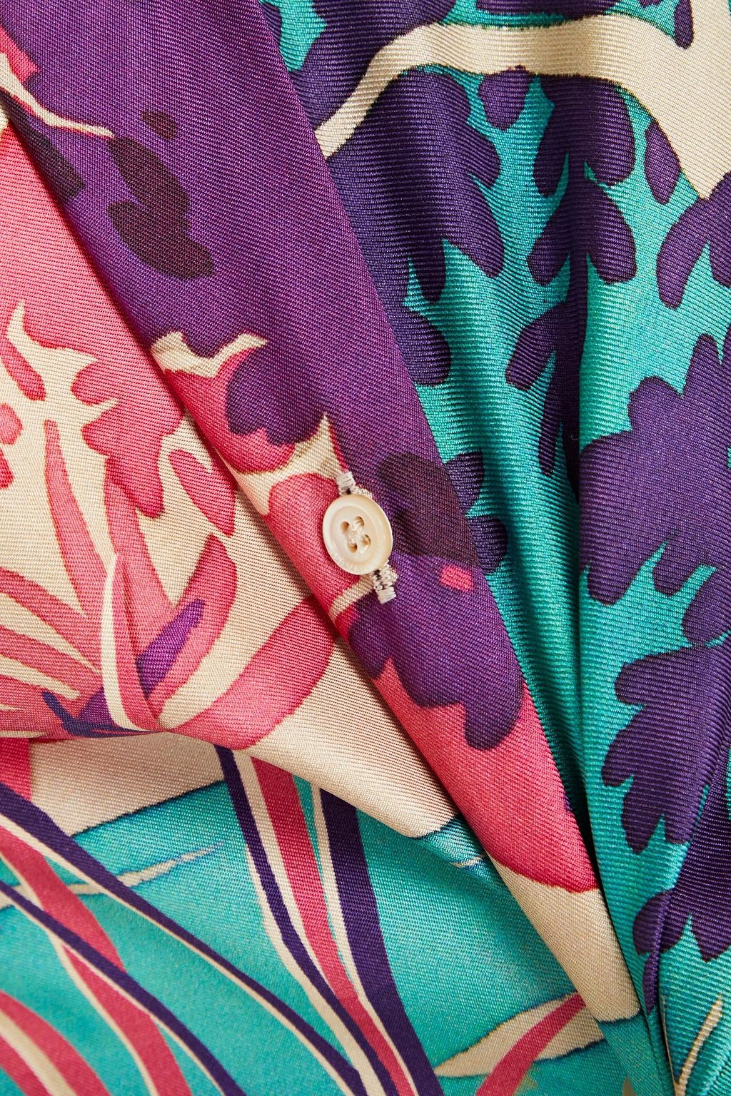 REDVALENTINO Bedrucktes Hemd aus Seiden-Twill