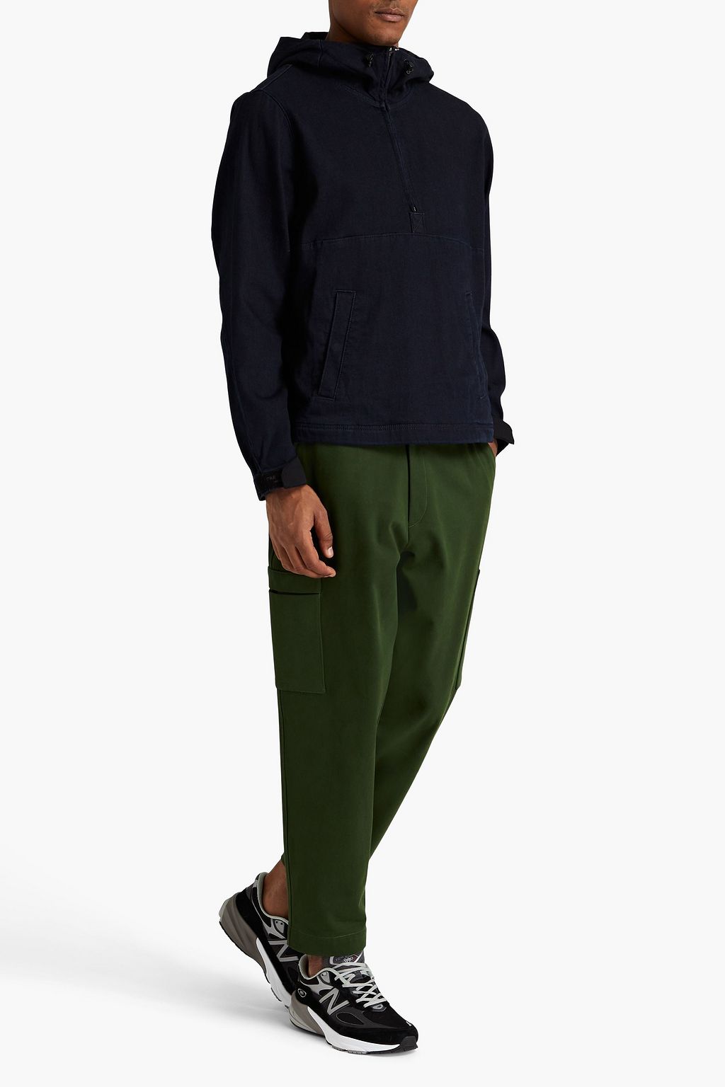 Relaxed Ruched Jacket in Bone