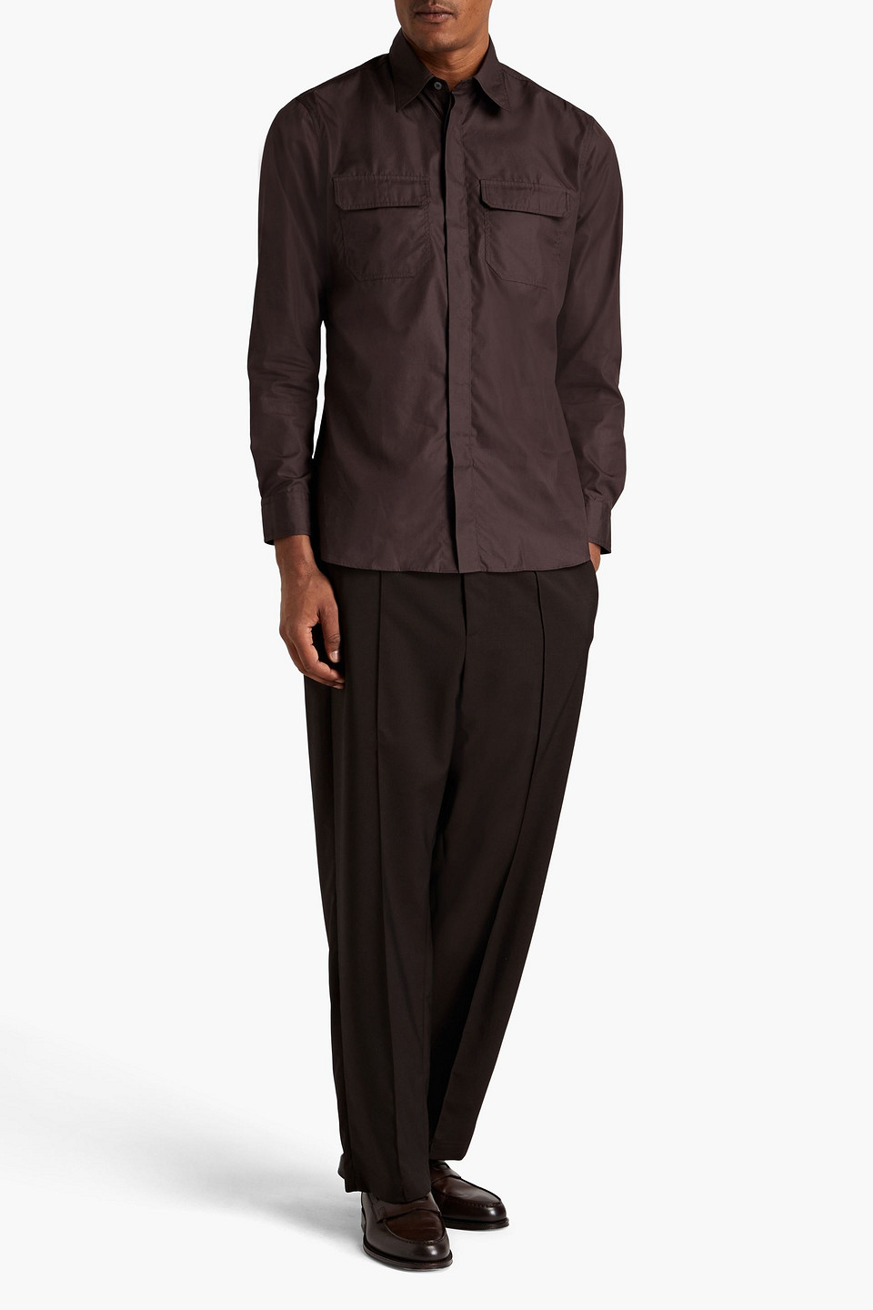 DUNHILL COTTON-POPLIN SHIRT