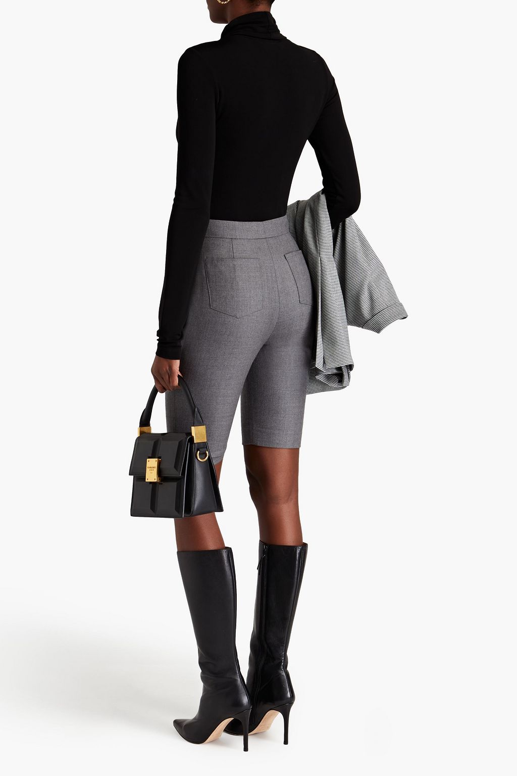 BALMAIN شورت مصنوع من الصوف