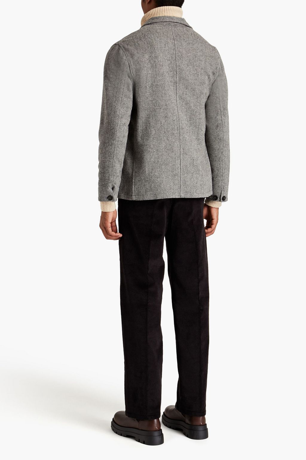 DUNHILL Wool-corduroy drawstring pants