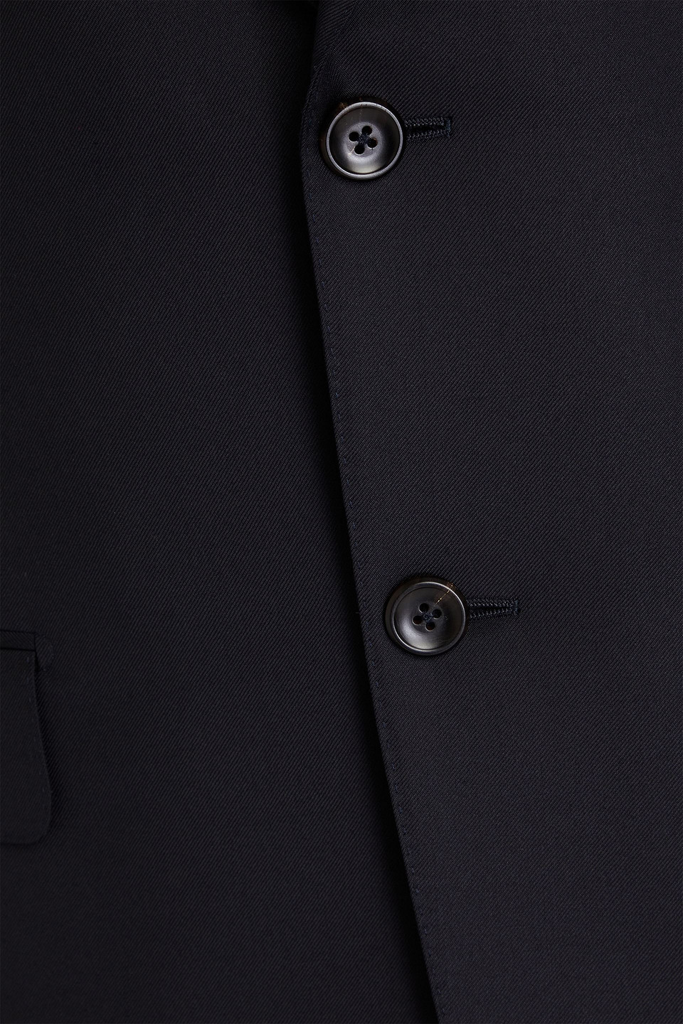 Shop Dunhill Wool-twill Suit Jacket In Black