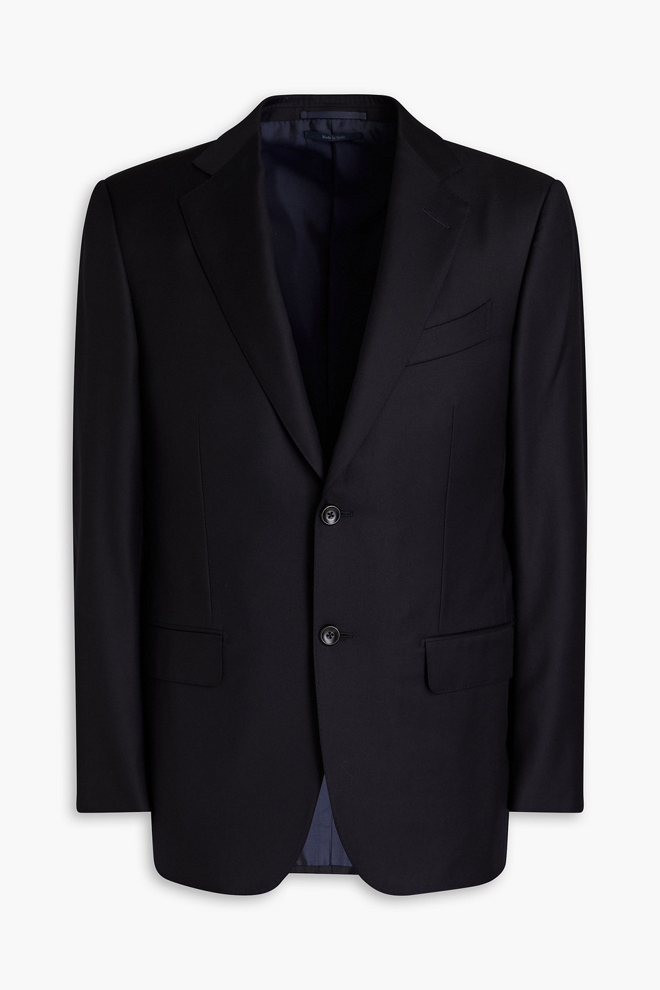 Shop Dunhill Wool-twill Suit Jacket In Black