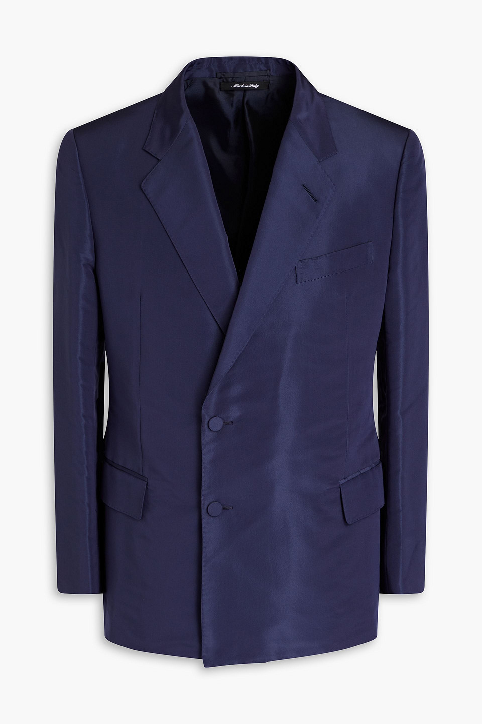 Dunhill - Silk-faille blazer - Blue - IT 48