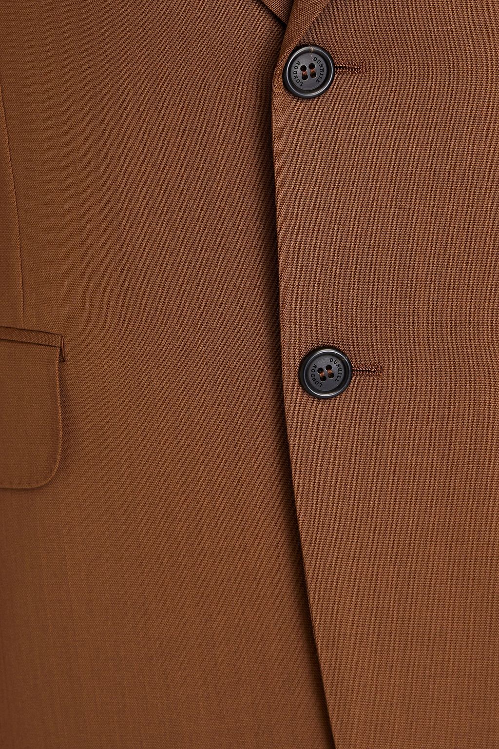 DUNHILL Anzug mit schmaler Passform aus Grain de Poudre aus Wolle